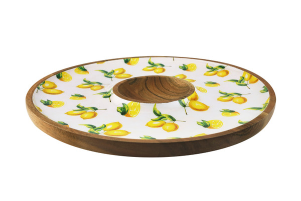 Chip And Dip Bowl Lemon Design