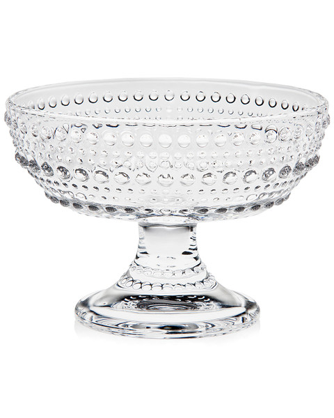 Crystal Clear Oval Footed Bow , perfect for unique wedding favors or decorative displays.