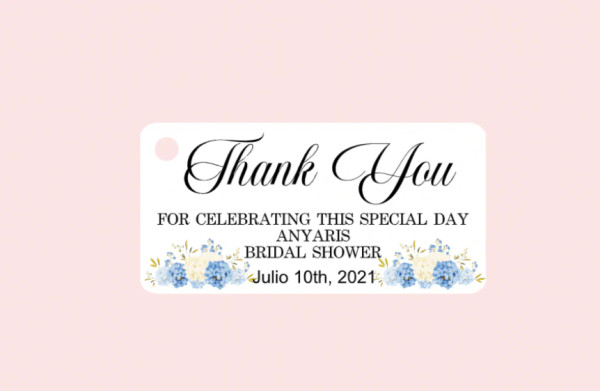 Bridal Shower This Special Day Favor Tags
