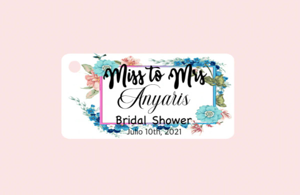 Bridal Shower Miss To Mrs Tags