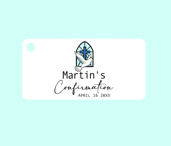Confirmation Name Tags Bigliettini