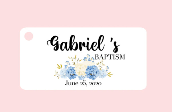 Baptism & Christening Favor Tags