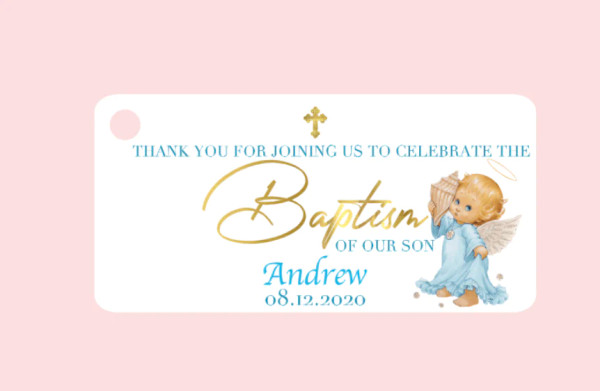 Christening  and Baptism Favor Tags
