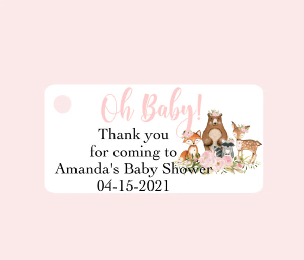 Baby Shower Favor Tags