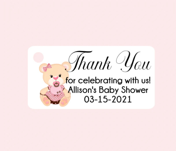 Baby Shower Bigliettini Favor Tags