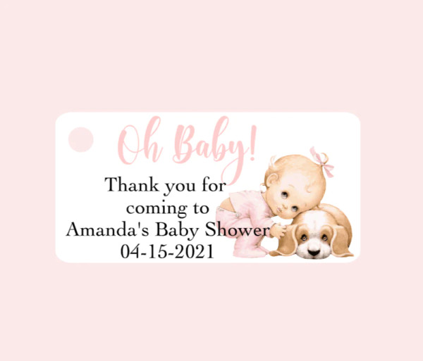 Baby Shower Favor Tags  Oh Baby