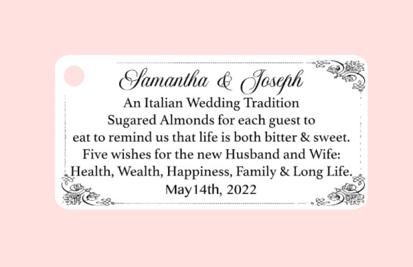 Sugared Almonds Tags