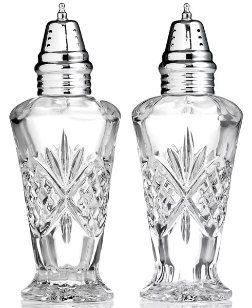 Crystal Salt & Pepper Shaker Set