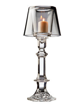 Crystal Votive Lamp Grey