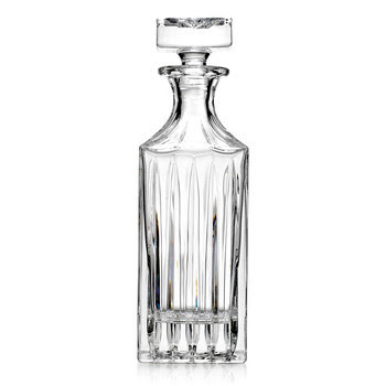 Crystal Parallels Whiskey Decanter 24Oz