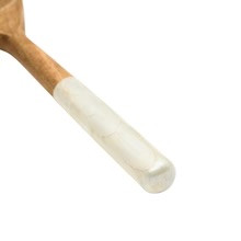 White Salad Server Set