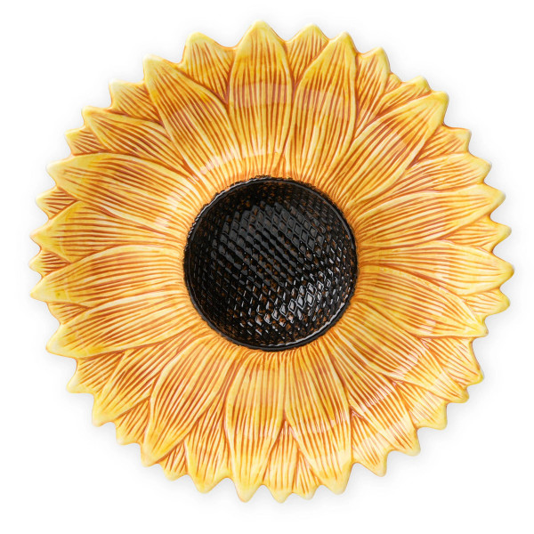 Chip-n-Dip Serving Platter Sunflower