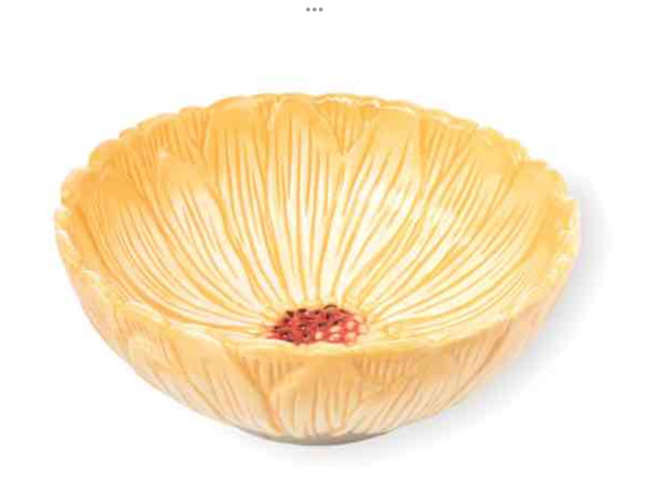 A golden blossom ceramic bowl perfect for a wedding favors and bridal showers