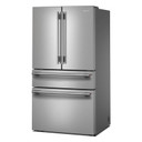 Kitchenaid® 30 cu. ft. French Door Refrigerator with Interior Water and Ice and FreshChill™ Full-Width Refrigerated Drawer KRMF336SPS