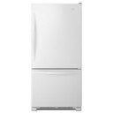 Whirlpool® 19 cu. ft. Bottom-Freezer Refrigerator with Freezer Drawer WRB329DFBW