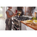 KitchenAid® 36'' Smart Commercial-Style Gas Range with 6 Burners KFGC506JSS