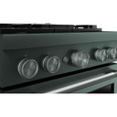KitchenAid® 30-Inch 4 Burner Commercial-Style Gas Range with No Preheat Air Fry Mode KFGS930SJP