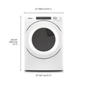 Whirlpool® 7.4 cu. ft. Front Load Electric Dryer with Intuitive Touch Controls YWED560LHW