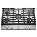 Kitchenaid® 30" 5-Burner Gas Cooktop with Griddle KCGS950ESS