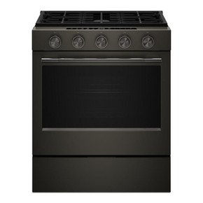 Kitchenaid® 5.0 Cu. Ft. Smart Slide-in Gas Range with Convection Cooking Modes and 2-in-1 Burner KSGS530SBE