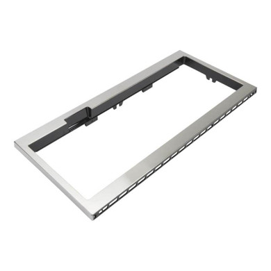 Built-In Low Profile Microwave Slim Trim Kit with Pocket Handle, Stainless Steel W11451314