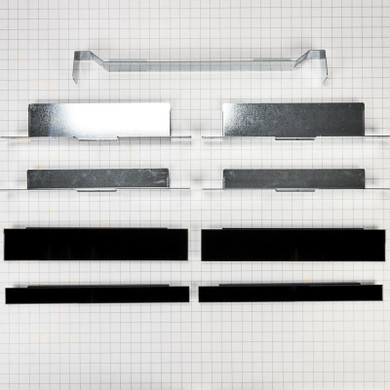 Built-In Oven/Microwave/Coffee Machine Side Trim Cover Kit, Black/Noir W11290015