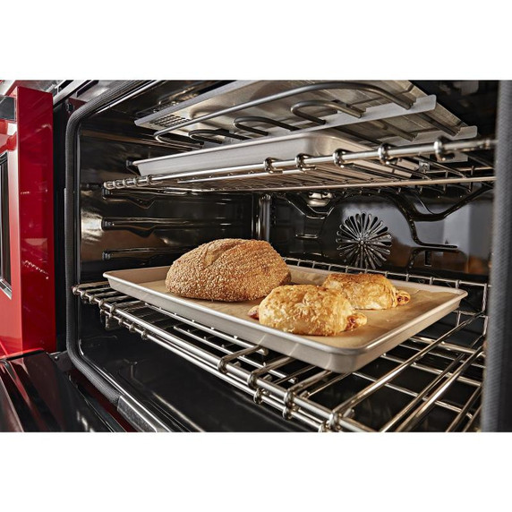 KitchenAid® 48'' Smart Commercial-Style Dual Fuel Range with Griddle KFDC558JPA