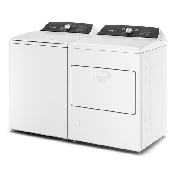 Whirlpool® 7.0 Cu. Ft. Top Load Gas Moisture Sensing Dryer WGD5010LW