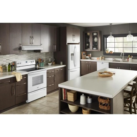 Whirlpool® 30" Range Hood with Dishwasher-Safe Full-Width Grease Filters WVU17UC0JW