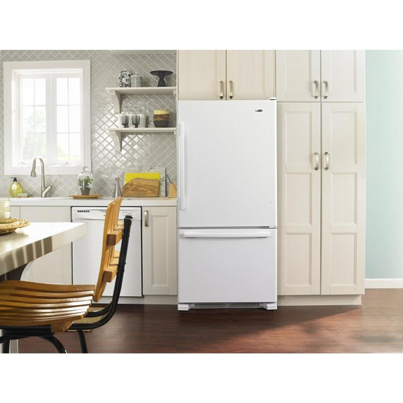 Amana® 22 cu. ft. Bottom-Freezer Refrigerator with Large Capacity ABB2224BRW