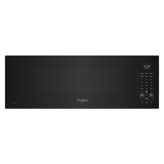 Whirlpool® 1.1 cu. ft. Smart Low Profile Microwave Hood Combination with 450 CRM 4-Speed Venting YWMML5530RB