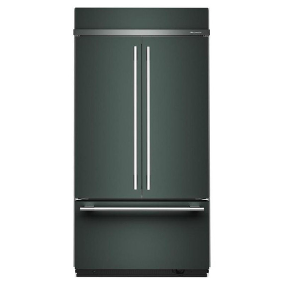 Kitchenaid® 24.2 Cu. Ft. 42" Built-In French Door Bottom Mount Refrigerator with Platinum Interior KBFN542SJP