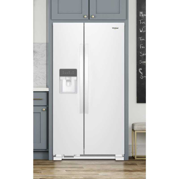 Whirlpool® 33-inch Wide Side-by-Side Refrigerator - 21 cu. ft. WRS331SDHW