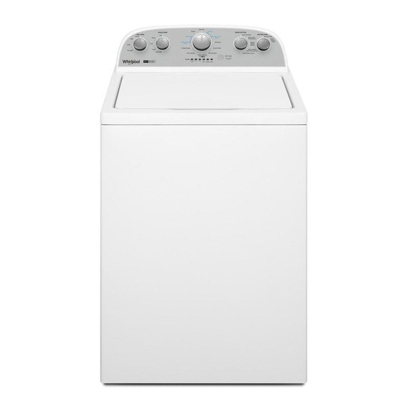 4.4–4.5 Cu. Ft. Whirlpool® Top Load Washer with Removable Agitator WTW4957PW