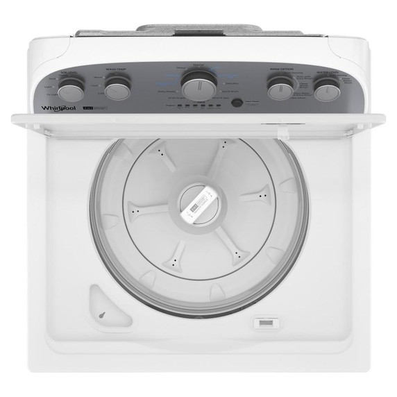 4.4–4.5 Cu. Ft. Whirlpool® Top Load Washer with Removable Agitator WTW4957PW