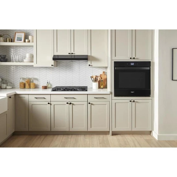 Whirlpool® 4.3 Cu. Ft. Single Wall Oven with Air Fry When Connected WOES5027LB