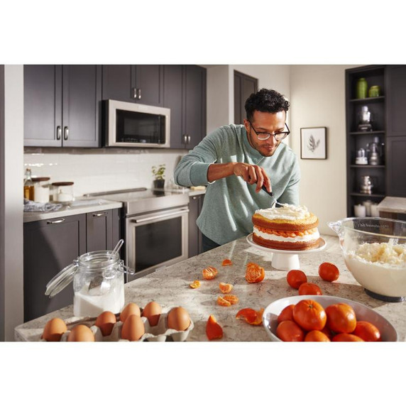 Kitchenaid® 30-Inch 4-Element Induction Convection Front Control Range with Baking Drawer KSIB900ESS