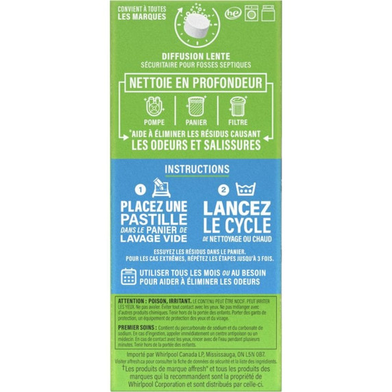 Affresh® Washing Machine Cleaner Tablets - 3 Count Carton W10549845B