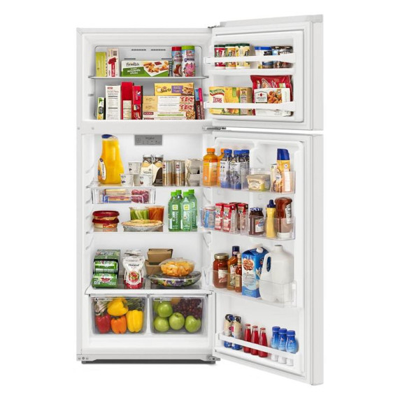 Whirlpool® 28-inch Wide Top-Freezer Refrigerator - 16.6 Cu. Ft. WRTX5328PW