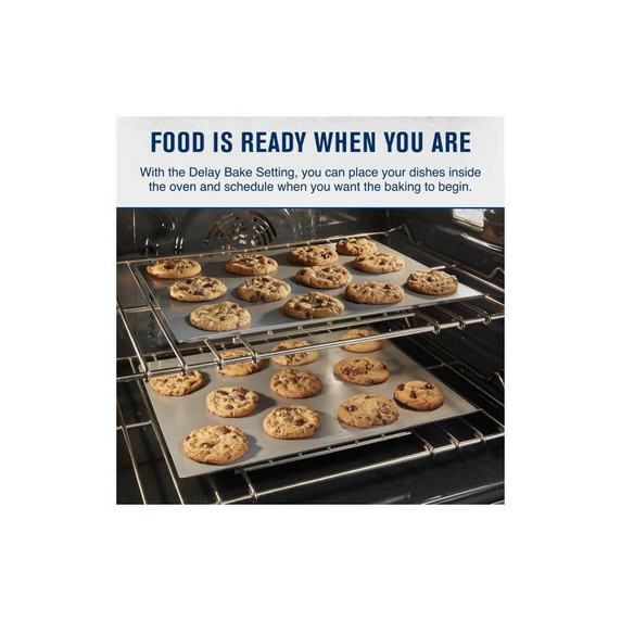 Maytag® 30-inch Double Wall Oven with Air Fry and Basket - 10 cu. ft. MOED6030LZ