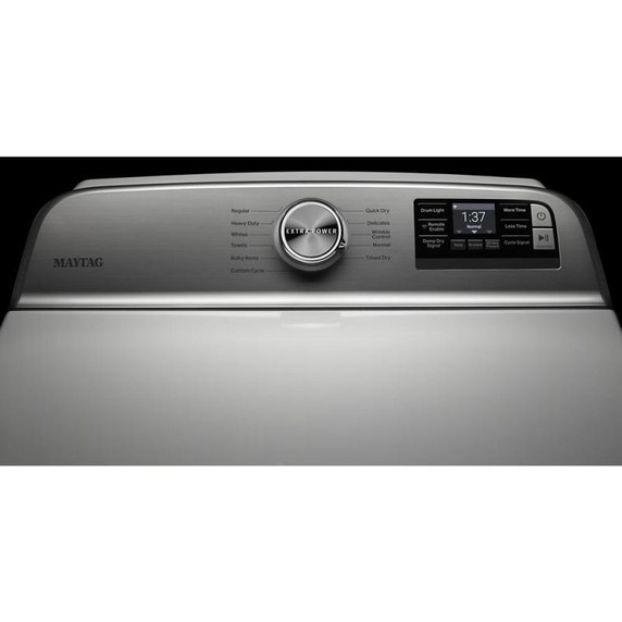 Maytag® Smart Top Load Electric Dryer with Extra Power Button - 7.4 cu. ft. YMED6230HW