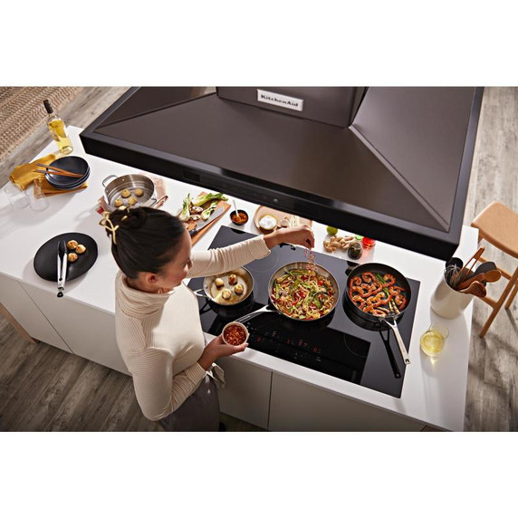 Kitchenaid® 36-Inch 5-Element Sensor Induction Cooktop KCIG556JBL