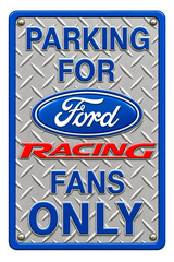 Tin Tacker Sign - Parking Sign
