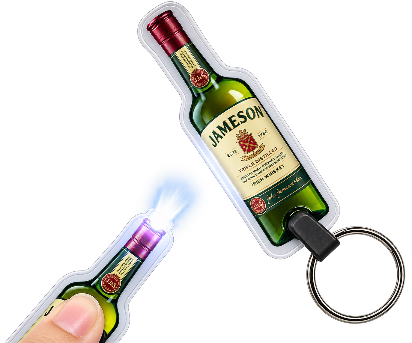 "Bottle" Shaped LED Keychain