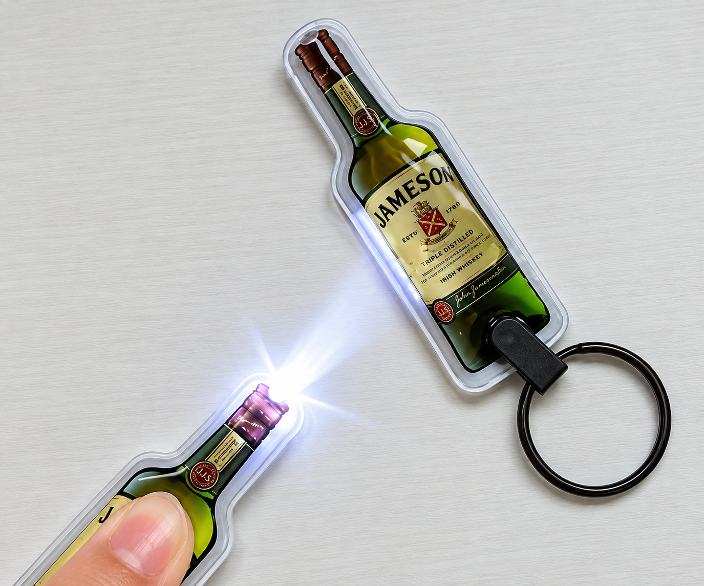 "Bottle" Shaped LED Keychain