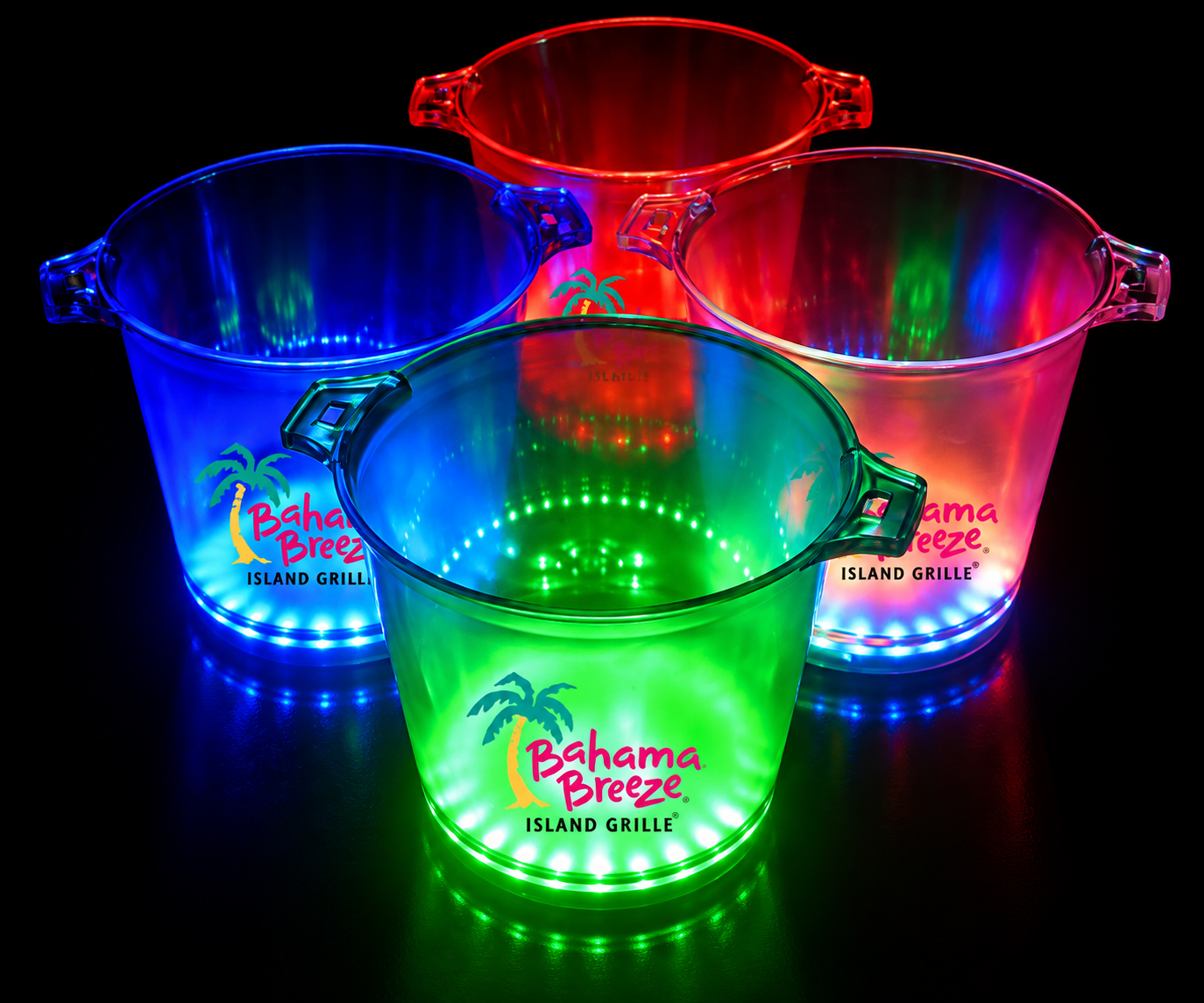 Flashing LED Ice Bucket