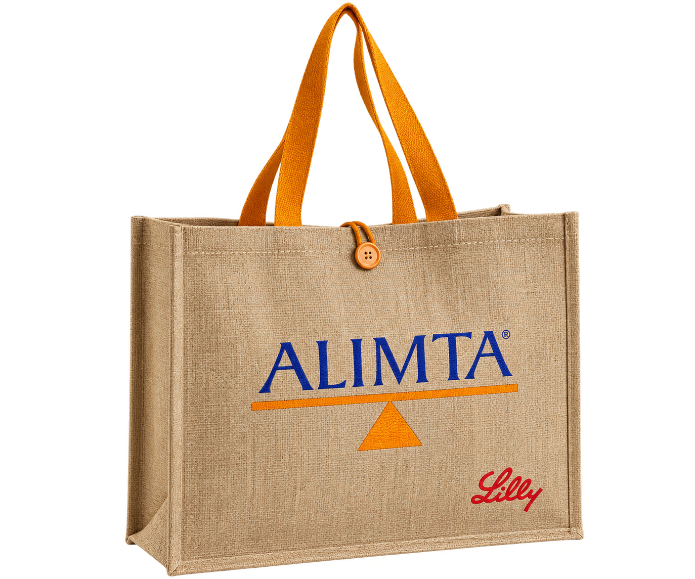 Jute Shopper Tote - 2476