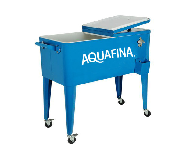 retro cooler on wheels