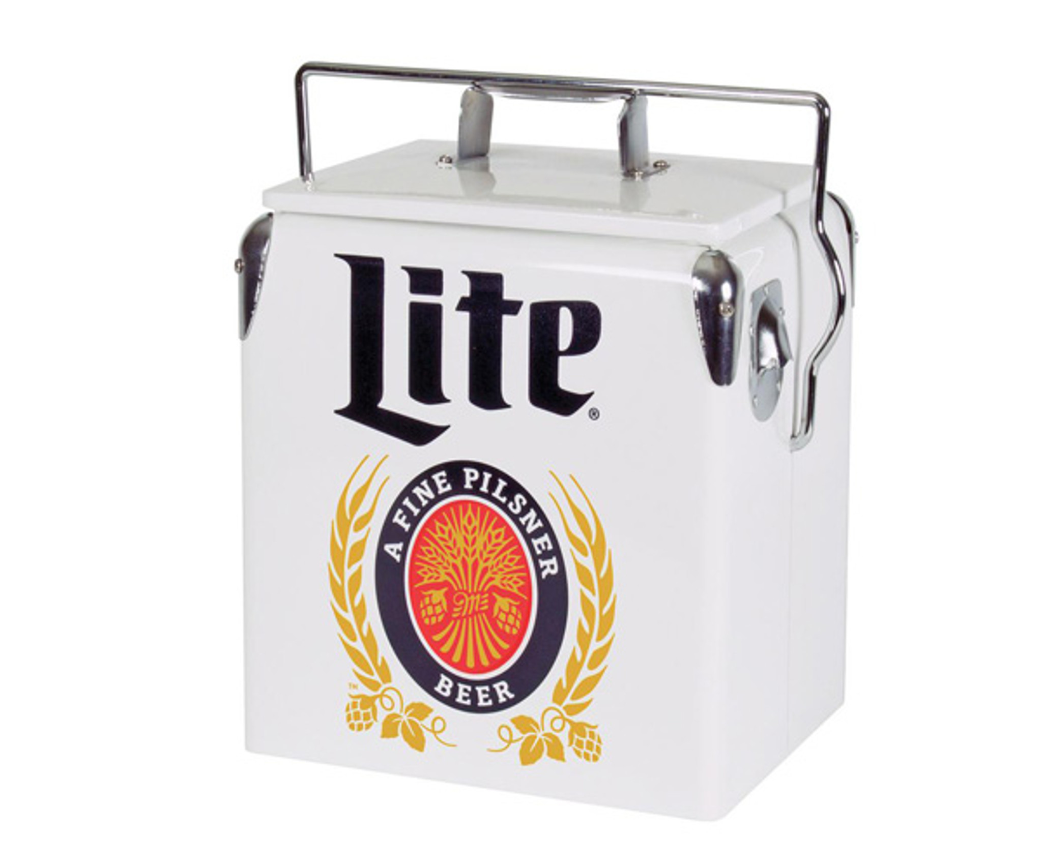 miller lite retro cooler