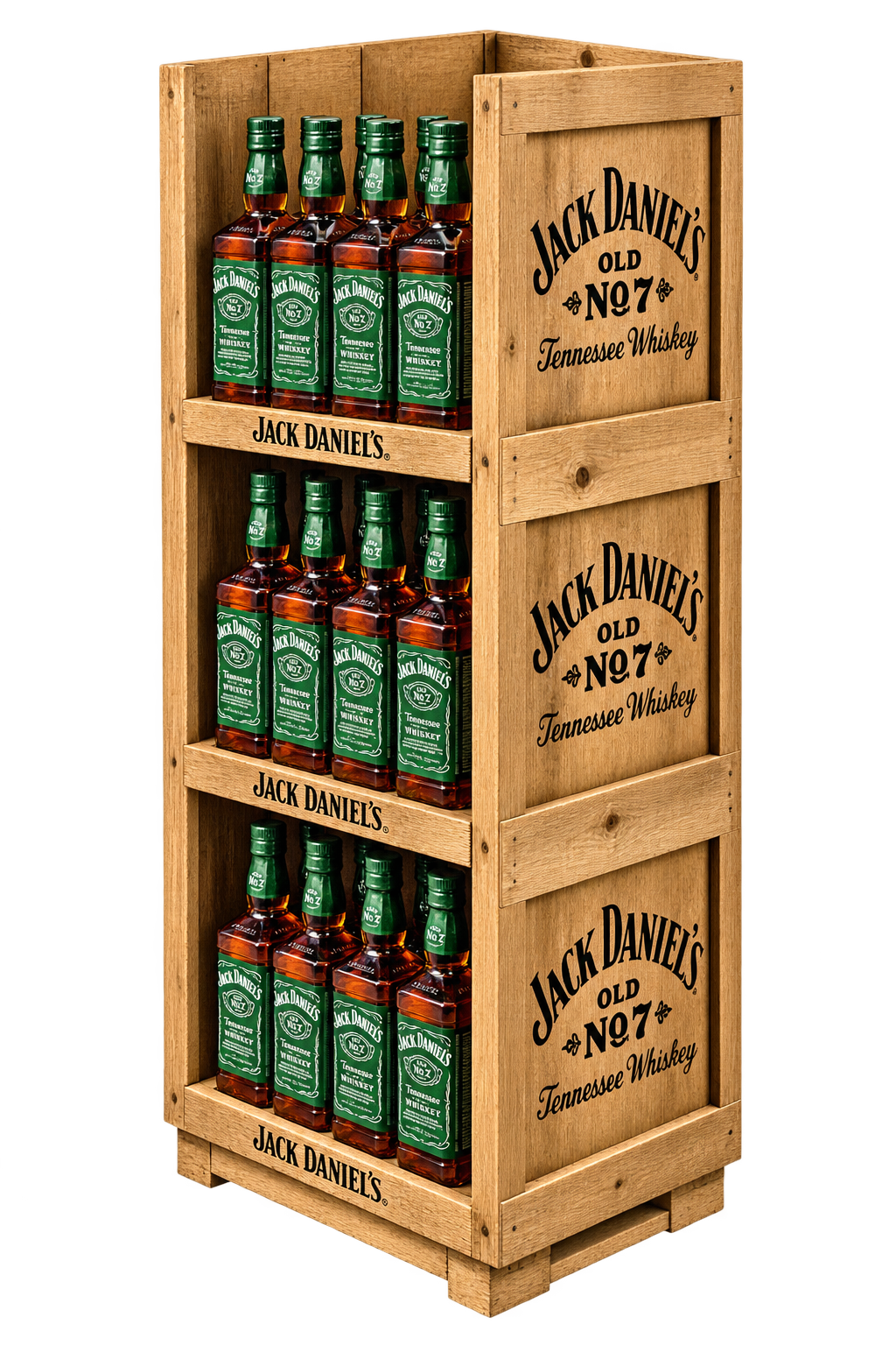 Wood Crate Display